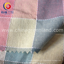Tela tejida hilado teñido de la camisa de algodón de alta calidad (GLLML166)